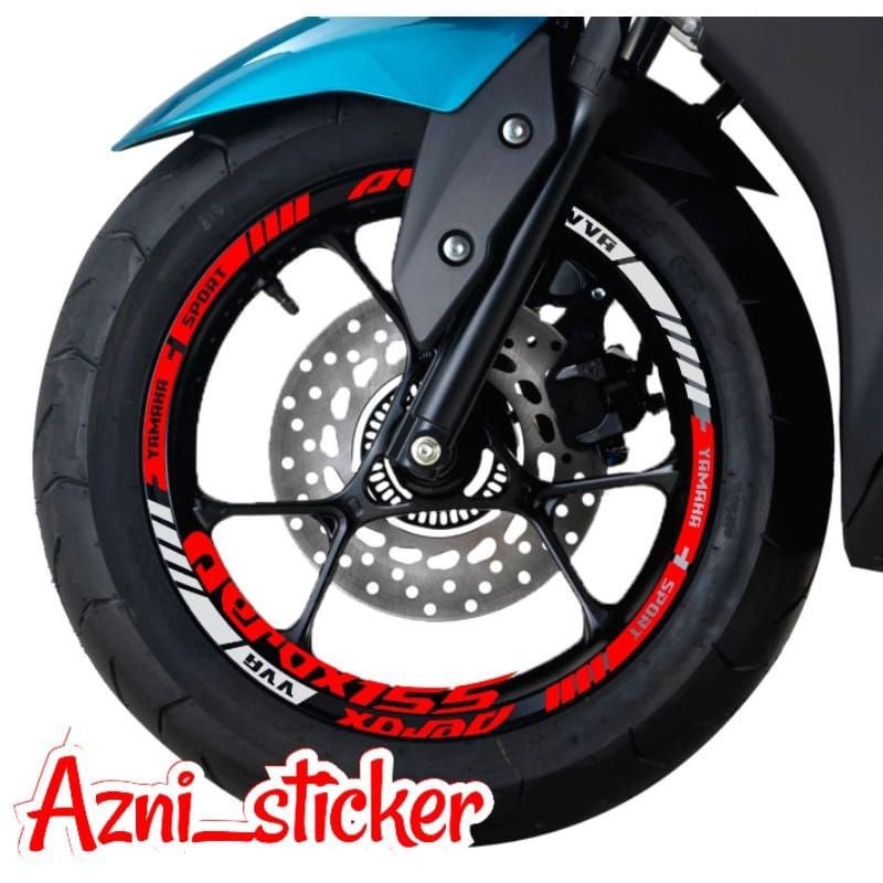 Promo Stiker Velg Stiker Velg Aerox Red Stiker Velg Motor Aerox 155 Stiker Velg Motor Aerox 155 Mera