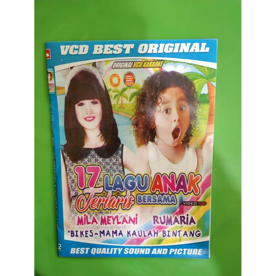 BEST QUALITY Vcd Promo Kaset Lagu Anak Anak 17 Lagu Mila Meylani TERLARIS DTS ENTERTAINMENT