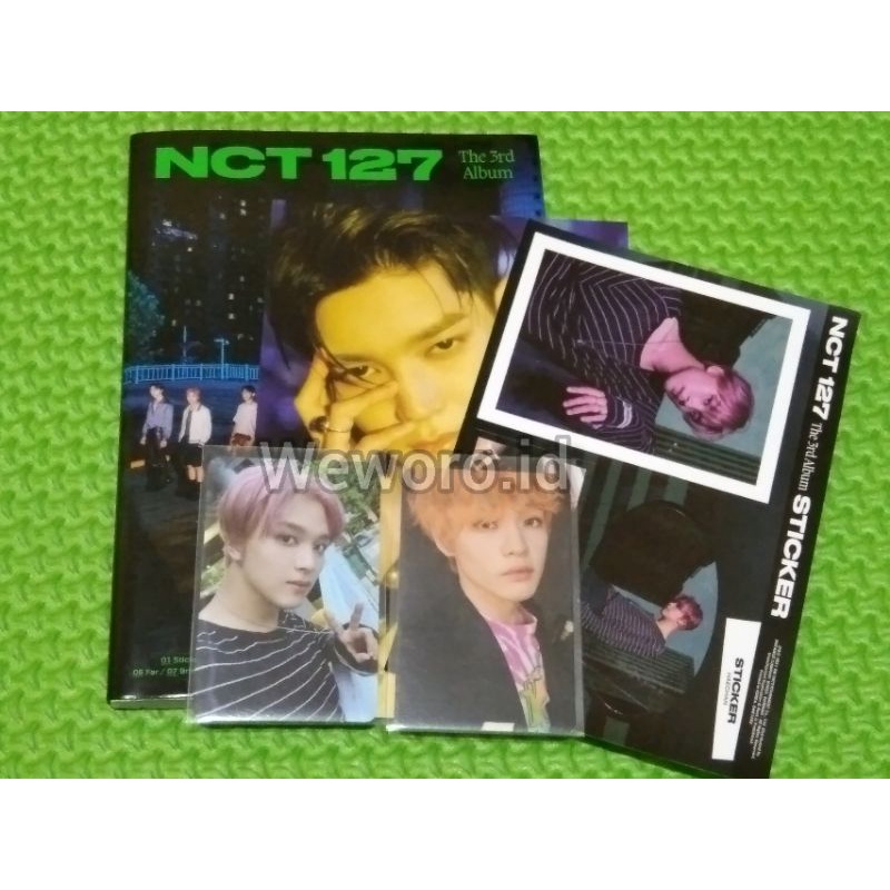 ALBUM NCT 127 STICKER UNSEALED FULLSET + PC CHENLE AGENT