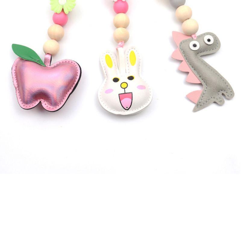 Mary 3Pcs / Set Mainan Teether Bayi Model Kartun Bahan Silikon