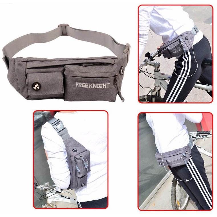 Tas pinggang waistbag pria