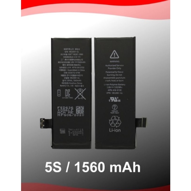 BATRE BATERAI BATTERY 5G / 5C / 5S ORI