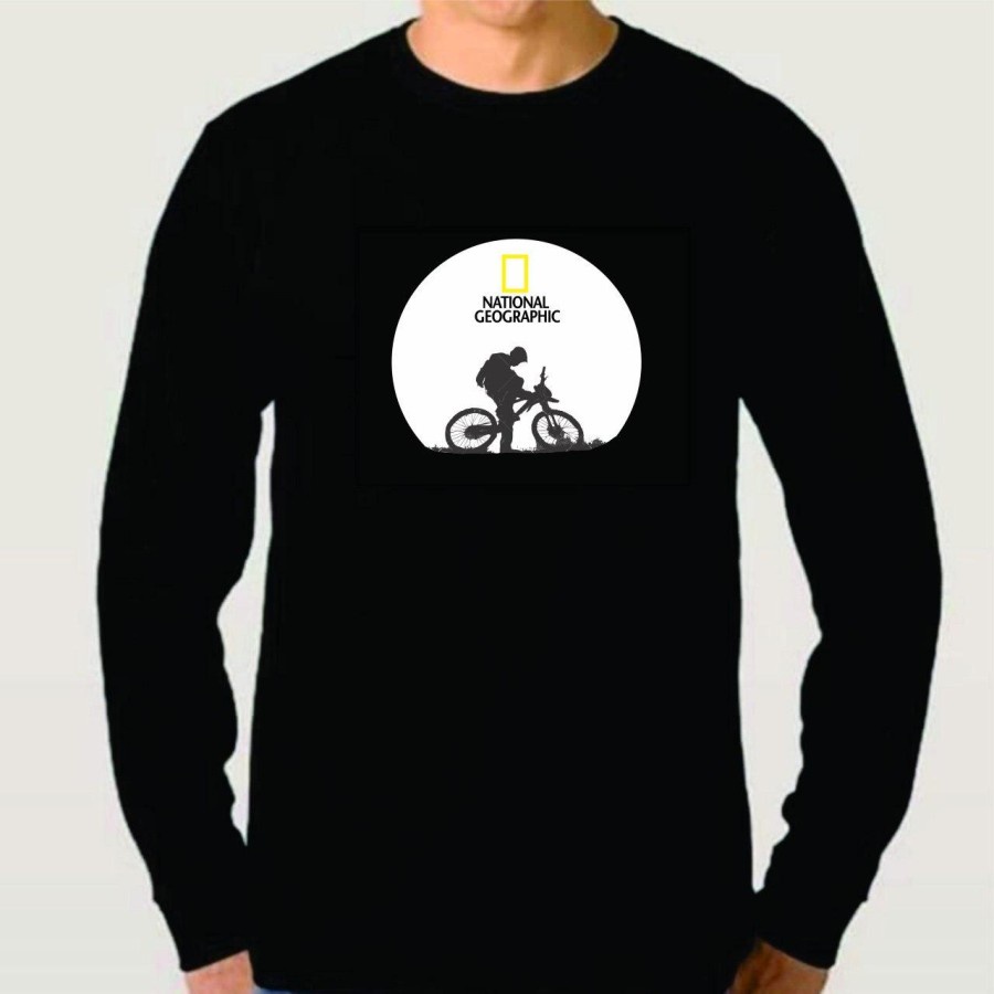 Kaos BIKE NATIONAL GEOGRAPHIC Jumbo Lengan Panjang
