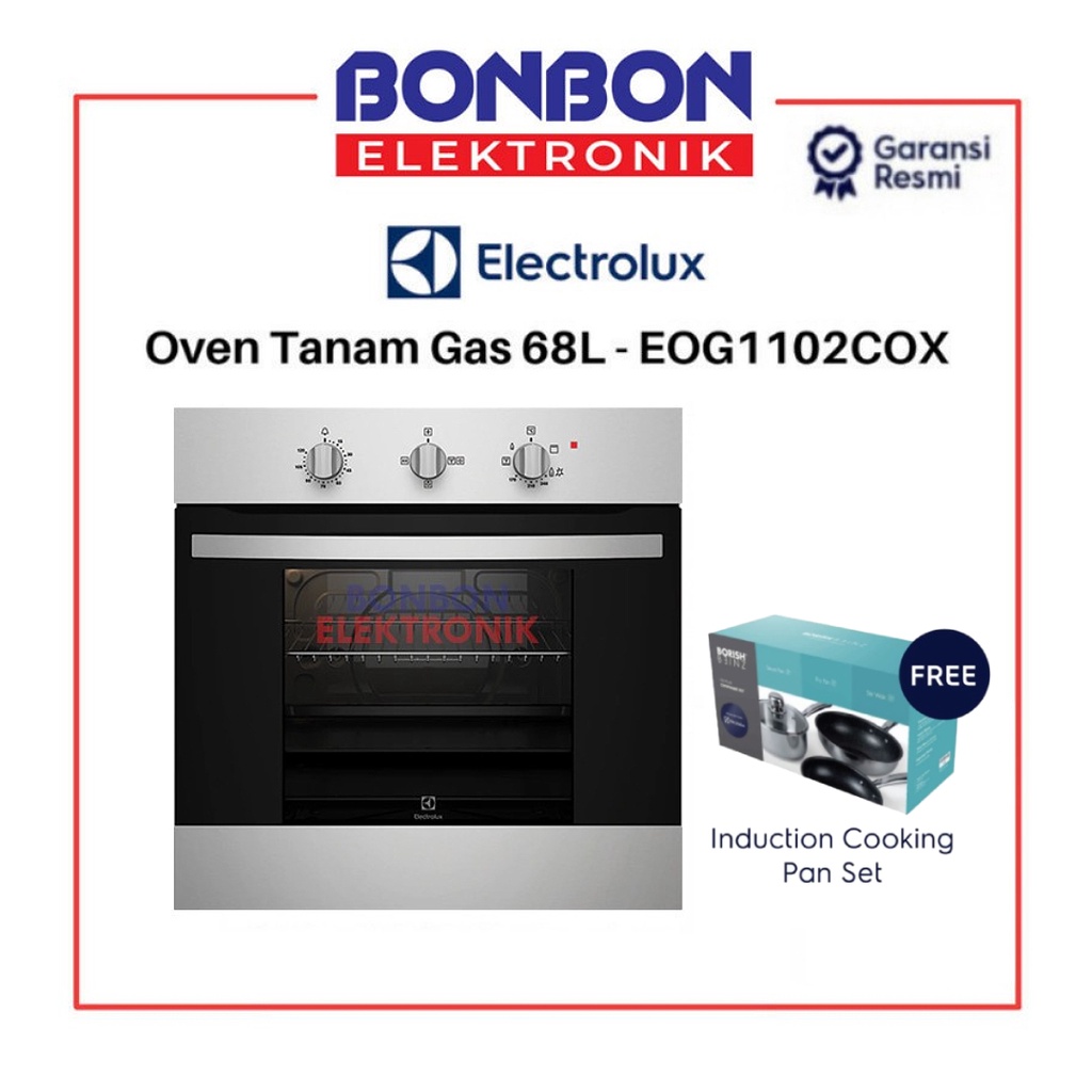 Electrolux Built-In Oven / Oven Tanam Gas EOG1102COX 68L