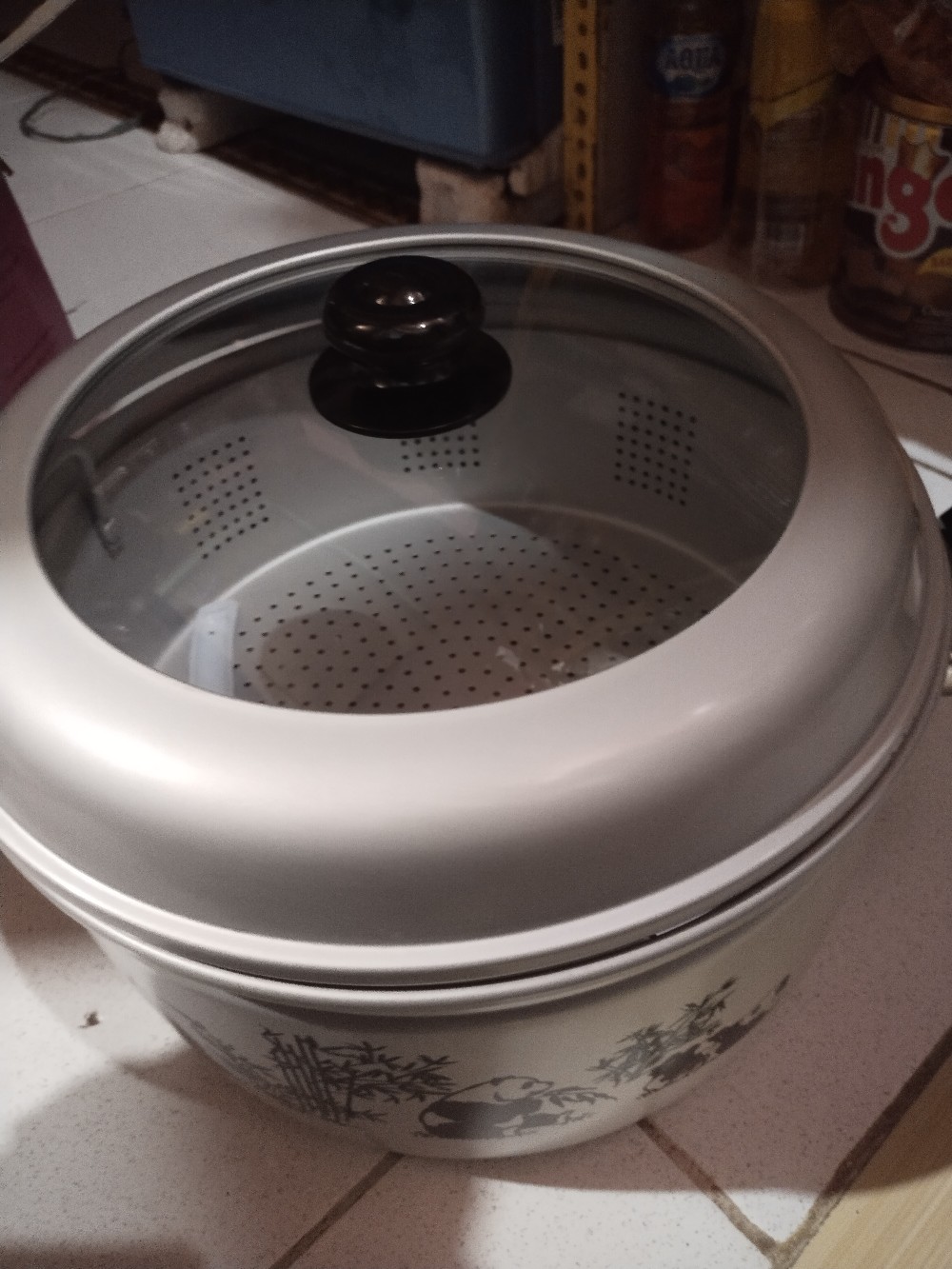 Panca Guna / Panci Kukusan 30cm Tutup Kaca Maspion