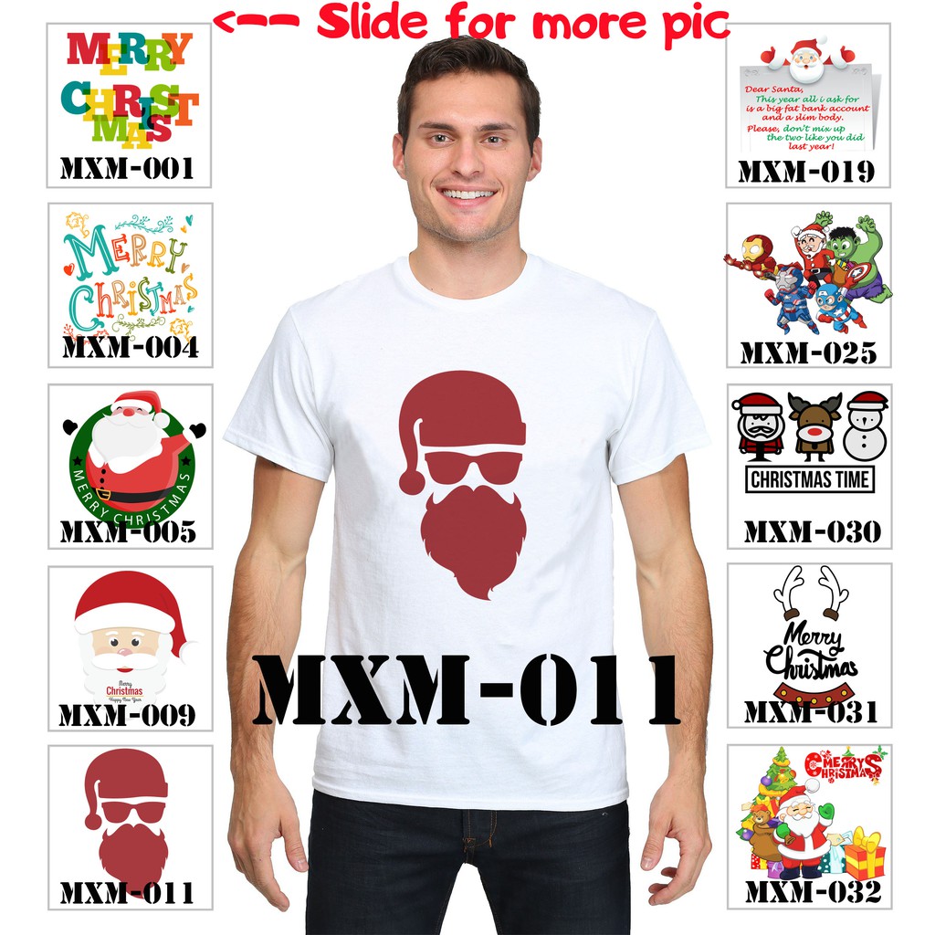 [FREE NAMA !!] Kaos Natal / Christmas Unisex