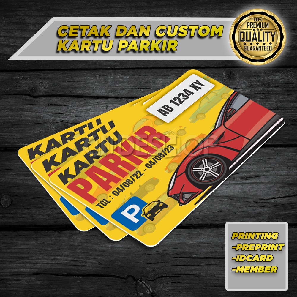 

Kartu Pre-Printed Custom Parkir RFID Mifare PVC Premium