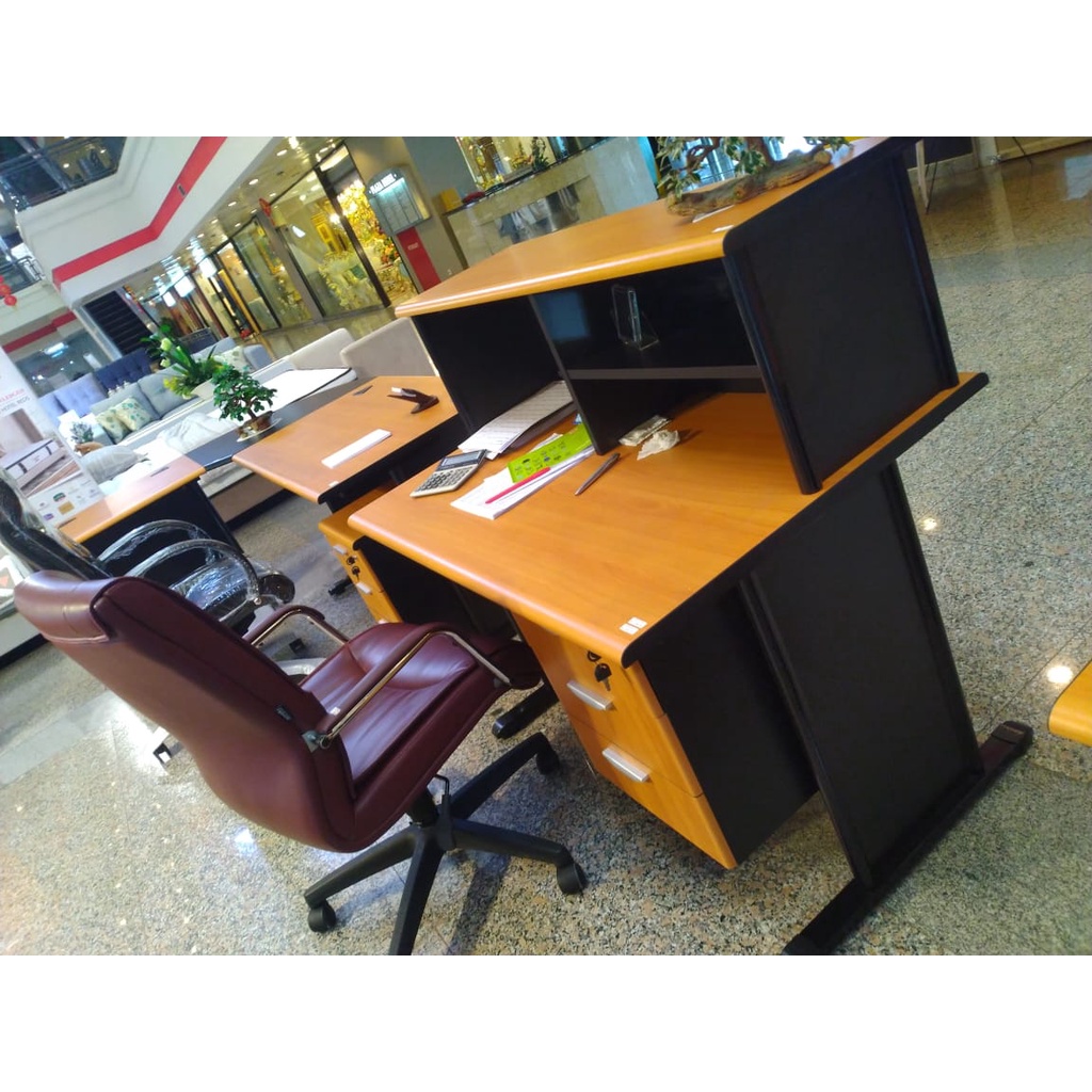 Meja resepsionis rangka kaki Besi Meja Kantor Meja Kerja Resepsionis