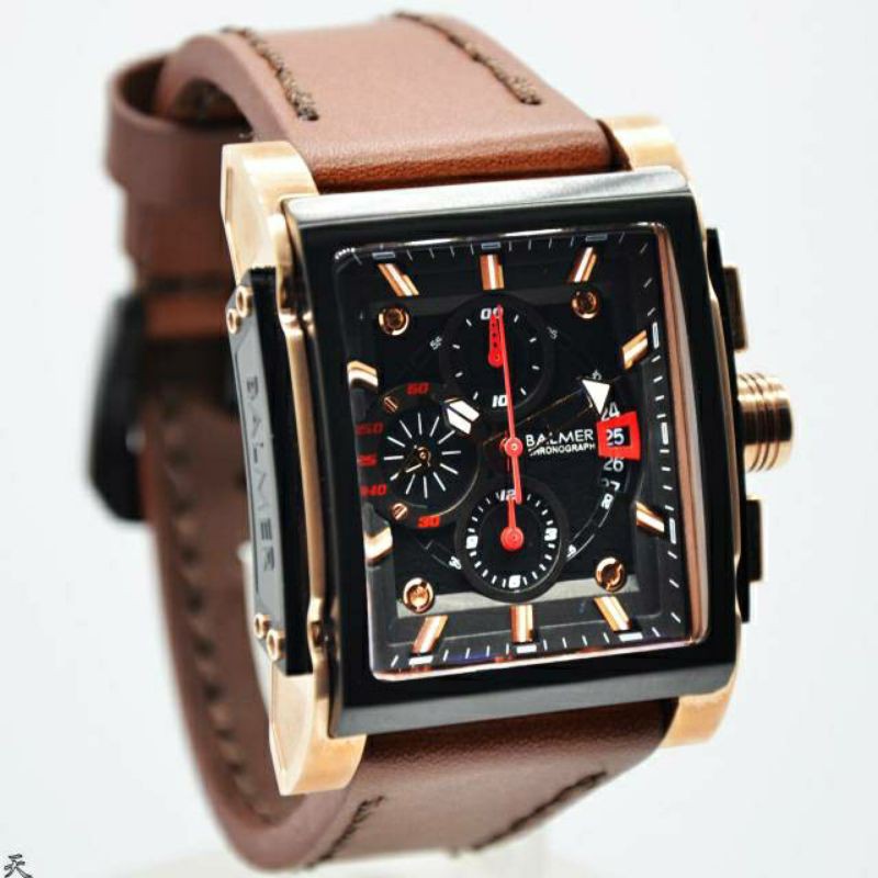 JAM TANGAN BALMER B.7948 JAM TANGAN PRIA KOTAK CHRONOGRAPH ORIGINAL
