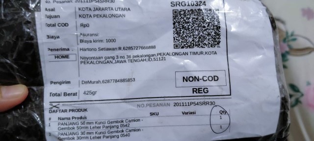 Panjang 50 Mm Kunci Gembok Camion - Gembok 50mm Leher Panjang 0542