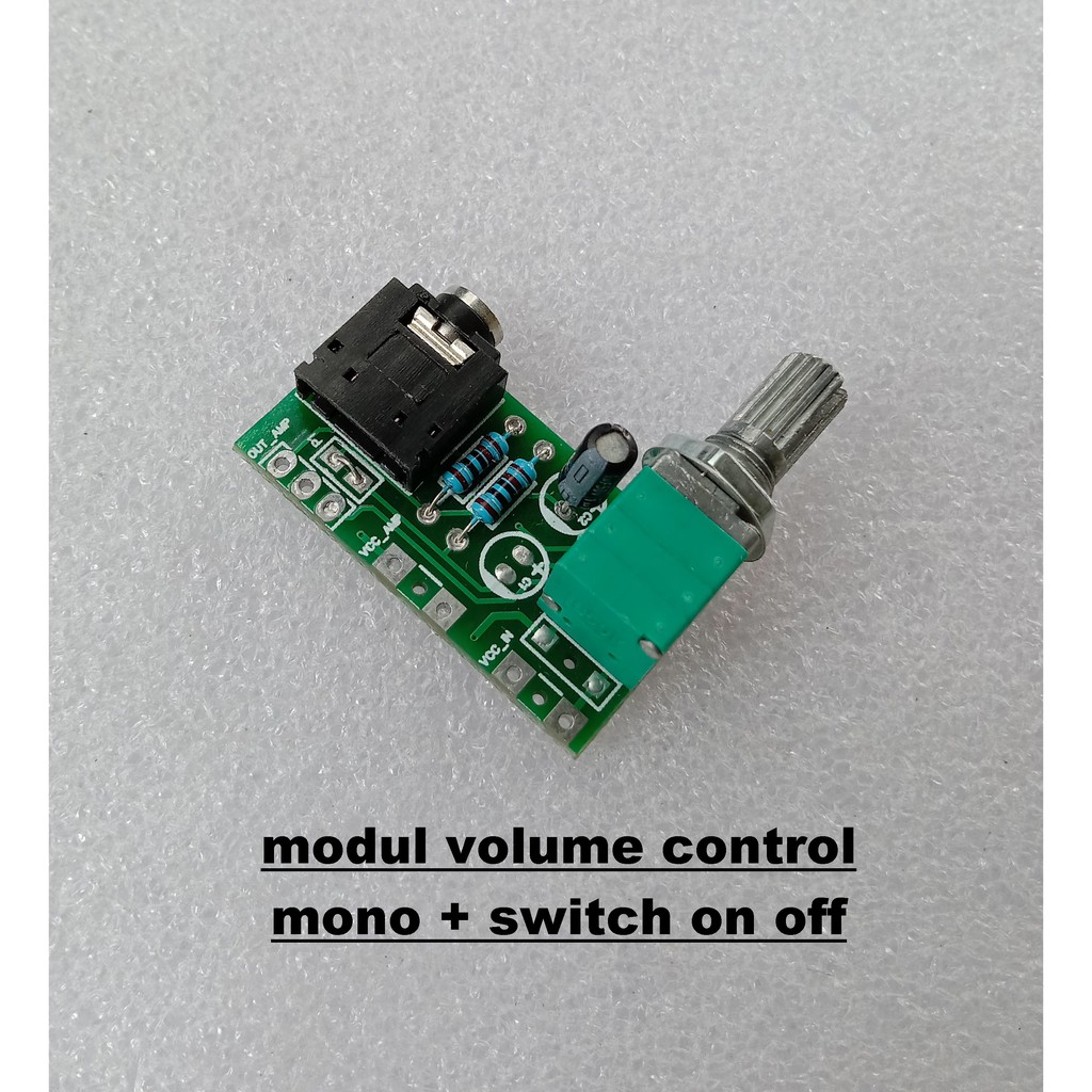 Modul Potensiometer Mono Plus Switch On Off