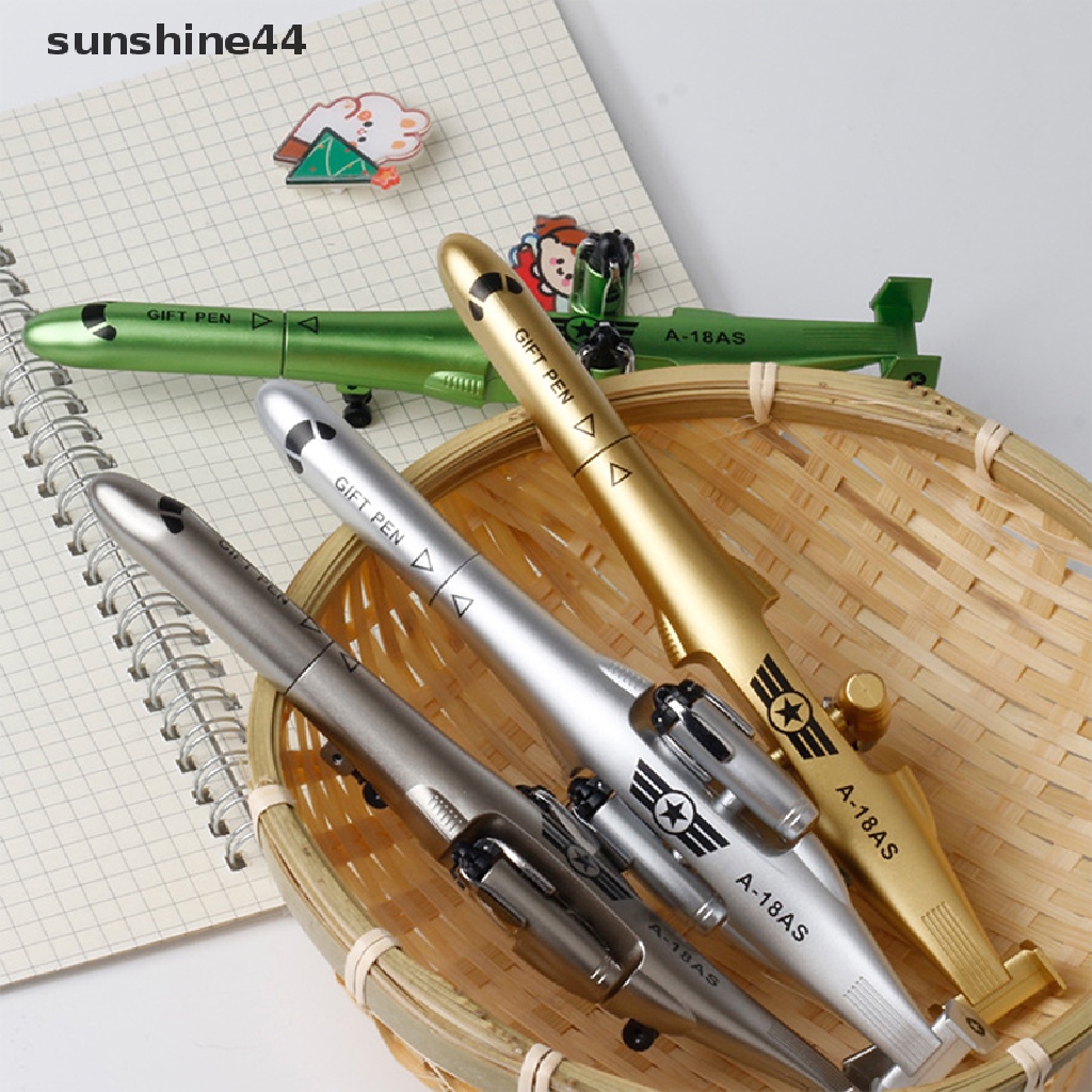 Sunshine Pulpen Gel 0.5mm Bentuk Helikopter Untuk Pelajar / Kantor