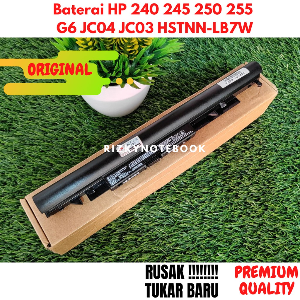 Original Baterai Batre Batrai HP 240 245 250 255 G6 JC04 JC03 HSTNN-LB7W 14bw 14-Bw 14-bs 15-Bs