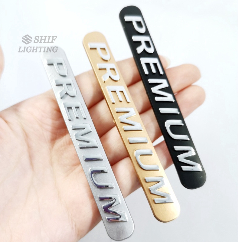 1pc Stiker Emblem Premium Pengganti Bahan Abs Untuk Mobil Universal