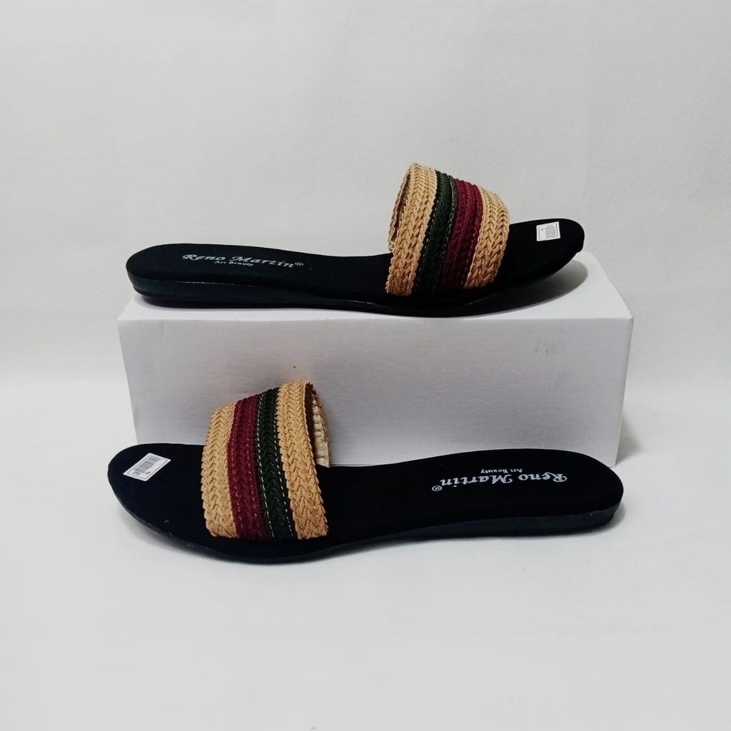 Sandal Wanita Murah Teplek Wanita Terabru Sendal Selop Warna Random