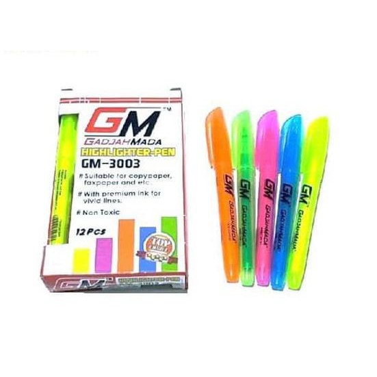 

Highlighter Pen Gajah Mada GM-3003