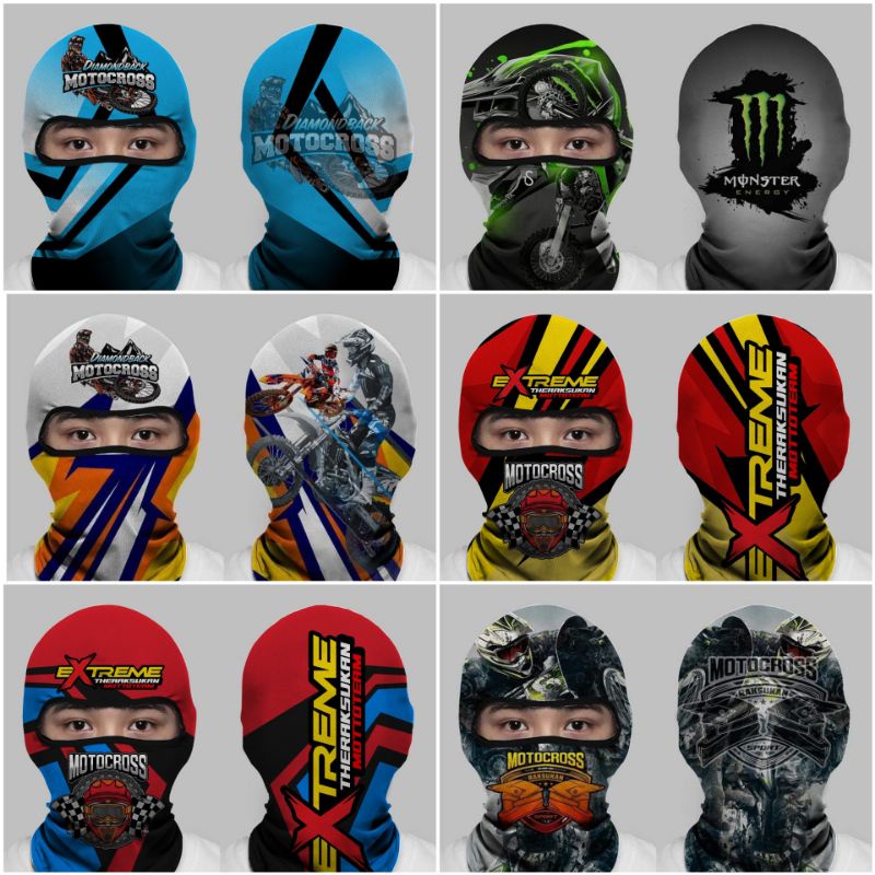 SLAYER MASKER CROSS FULL PRINT 3D SLAYER 3D SLAYER PRINTING SUBLIMASI TERBARU