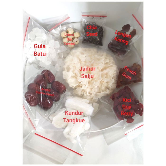 

Peach Gum Dessert Paket Komplit