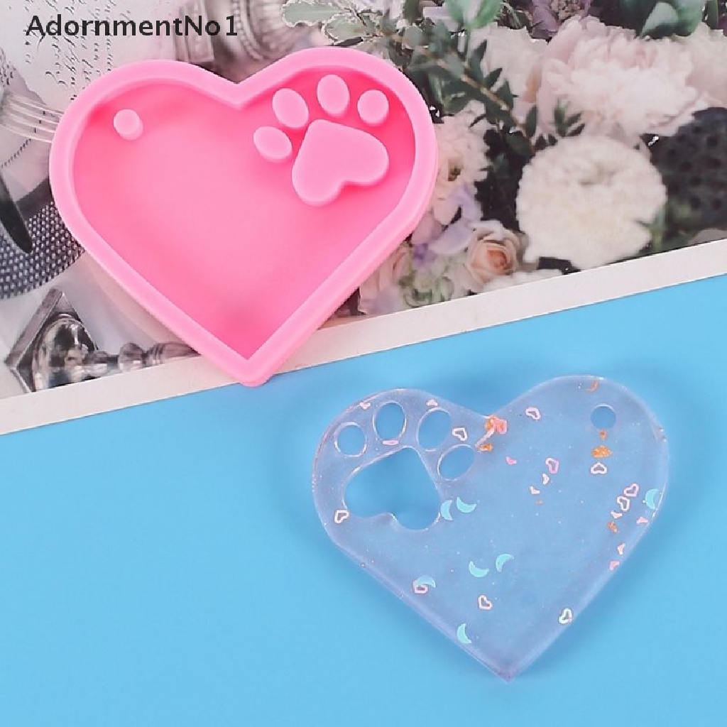 (AdornmentNo1) Cetakan Resin Epoxy Bahan Silikon Untuk Gantungan Kunci / Perhiasan DIY