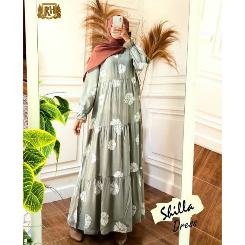 LAST STOCK / BTC SOLO / GAMIS / SHILLA DRESS / GAMIS RAYON MOTIF / PARAHITA STORE