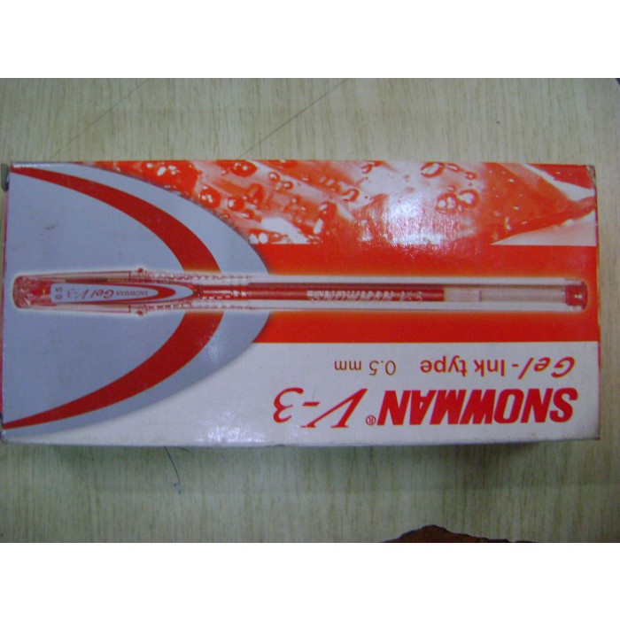 

Trendi Pen - Snowman - V3 Gel Ink 0.5Mm Pipe Tip (Dozen) Bagus