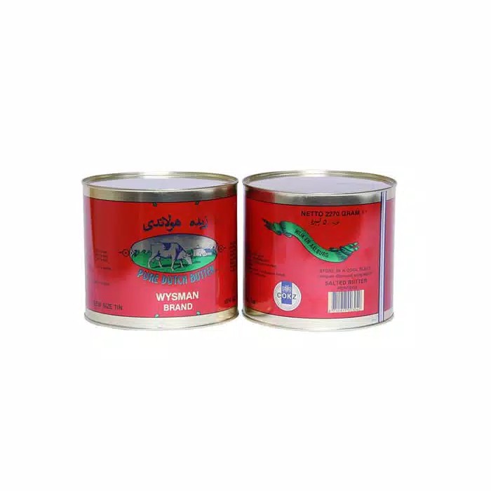 

WYSMAN Butter /WISJMAN BUTTER / wisman butter/ Mentega wisman 2kg 2270 gram kaleng