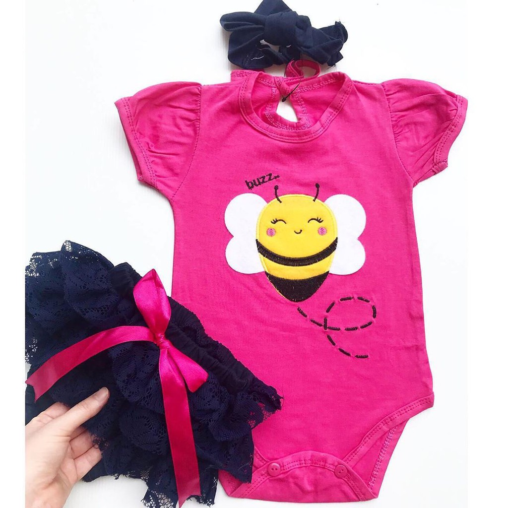HAMPERS SAKURA / BUZZ Baju Setelan Jumper Rok Bunga Bandana Sepatu Pergi Lucu Fashion Anak Bayi Perempuan Cewek Murah-5