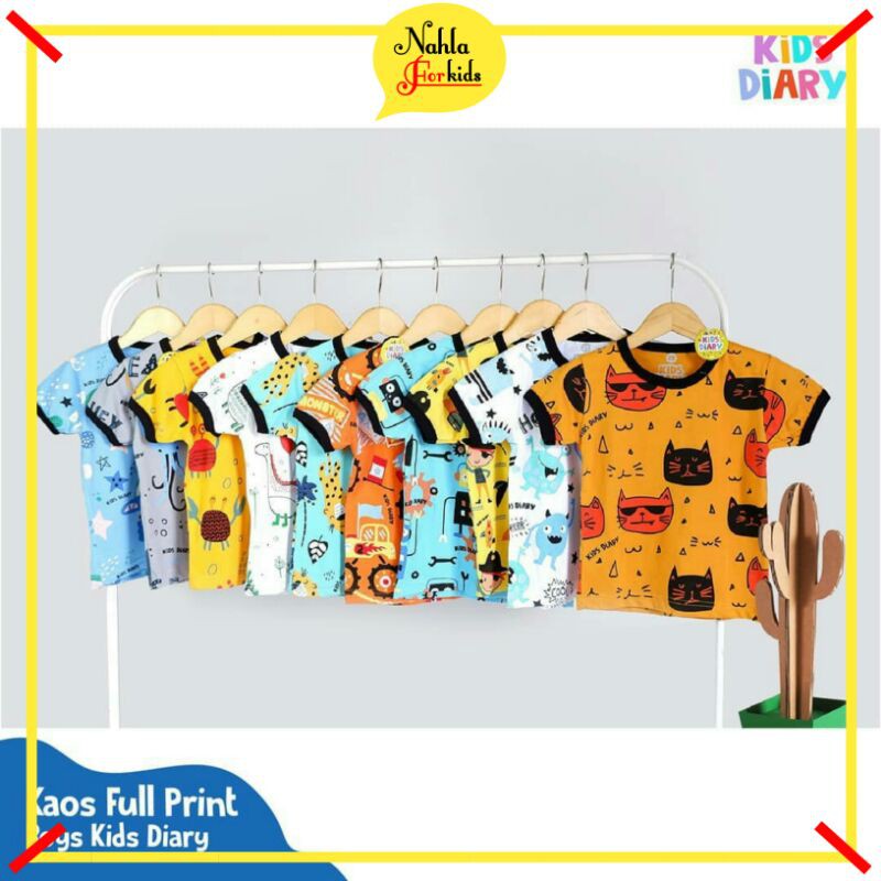 Kaos Full Print Boys Kids Diary