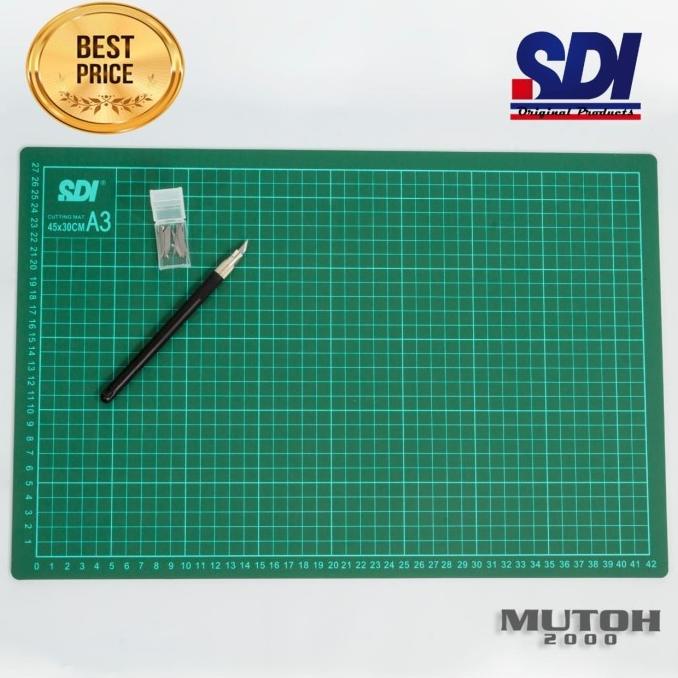 

TERBAIK CUTTING MAT A3 + CUTTER PEN SDI TERBAIK