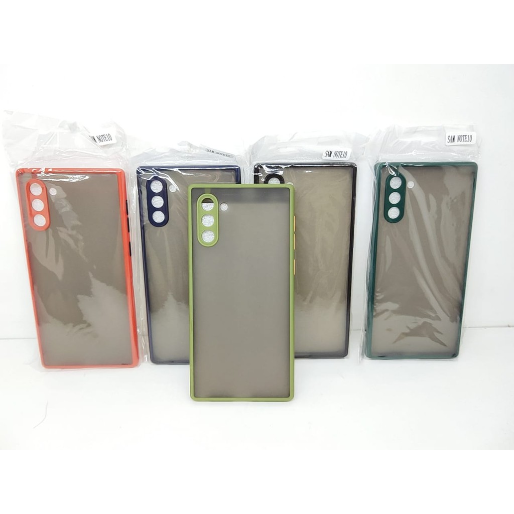 Bumper AERO CASE Samsung Note 10 N970F 6.3 Inchi Premium Hardcase My Choice List Warna Matte