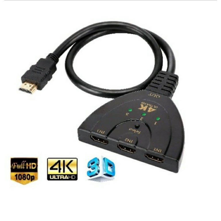 HDMI SWITCH 3 PORT (3 INPUT 1 OUTPUT)