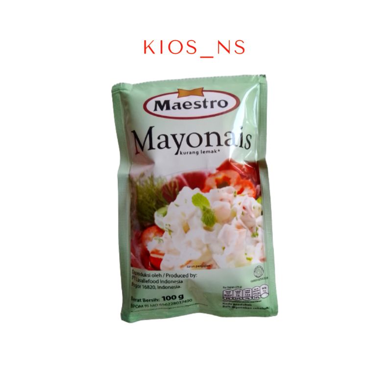 

Maestro Mayonais Mayonaise 100 Gram