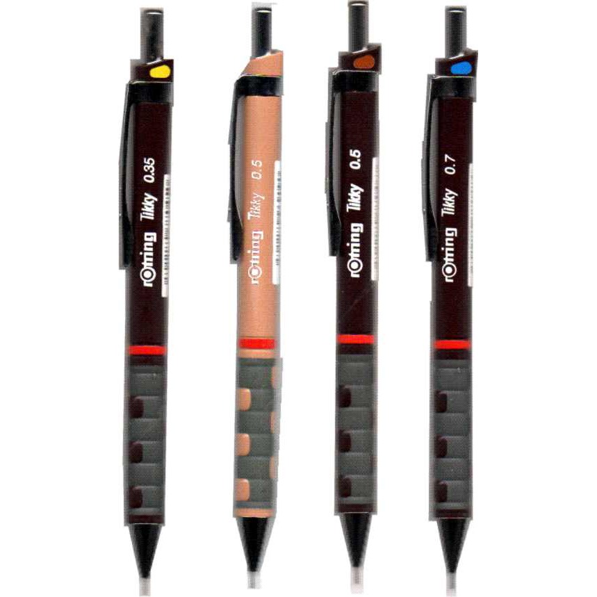 Pensil Mekanik Rotring Tikky   0.35 , 05, 07 Harga satuan