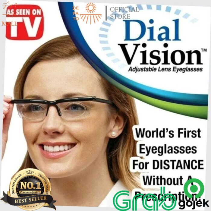 Alat Terapi Kesehatan Kaca mata Dial vision fokus untuk baca ASLI DPT