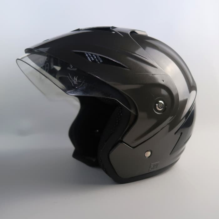 Helm Dewasa Jumbo XL - XXL Balck Glossy