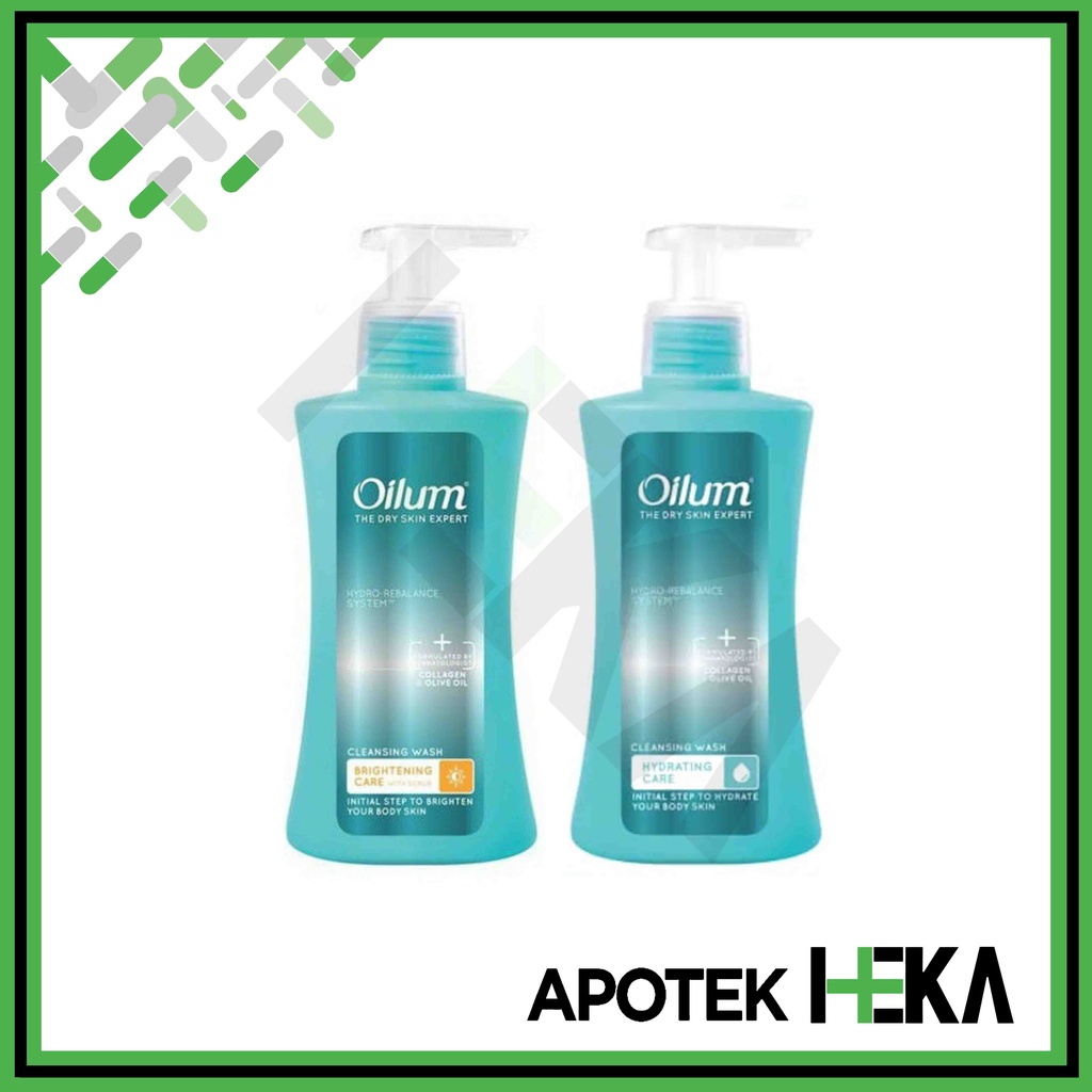 Oilum Brightening / Hydrating Cleansing Wash 210 ml - Sabun Cair Botol (SEMARANG)