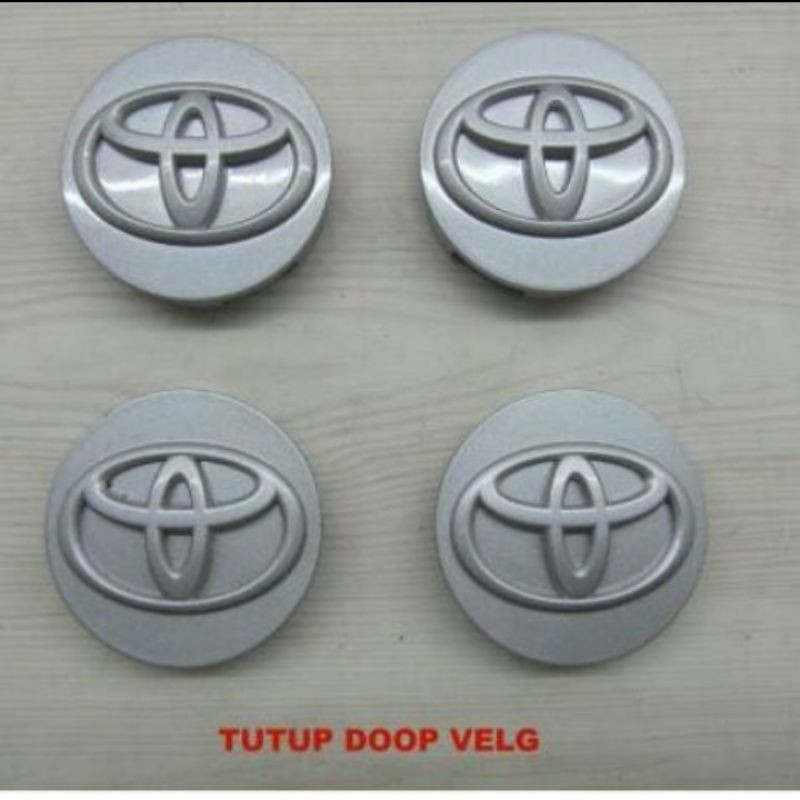 Cover tutup velg mobil all new avanza logo Toyota ukuran ring 14 silper