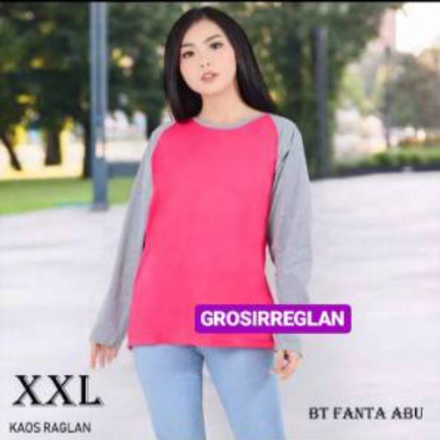 Jual Kaos Polos Lengan Panjang Raglan Reglan Distro Shopee Indonesia 