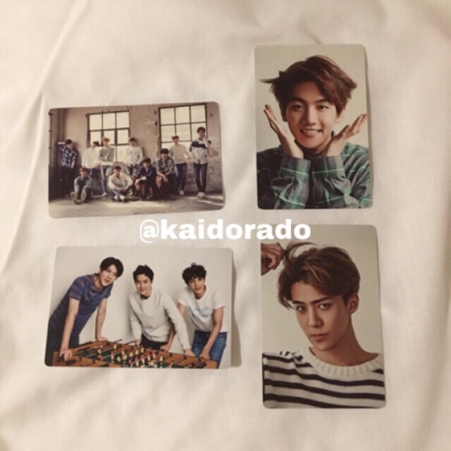 [OFFICIAL] EXO Season Greeting (global) 2015 photocard (baekhyun/sehun/grup)