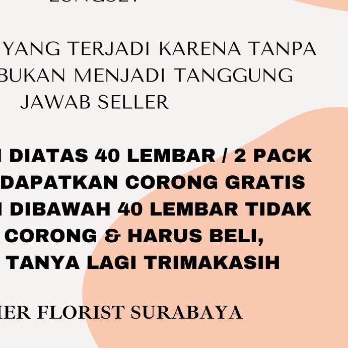 

☂ KERTAS BUNGA BIGOLD (1PACK:20LBR)/WRAPPING PAPER/WRAP BUNGA/FLOWER WRAP/PEMBUNGKUS KERTAS WATERPROOF ☁