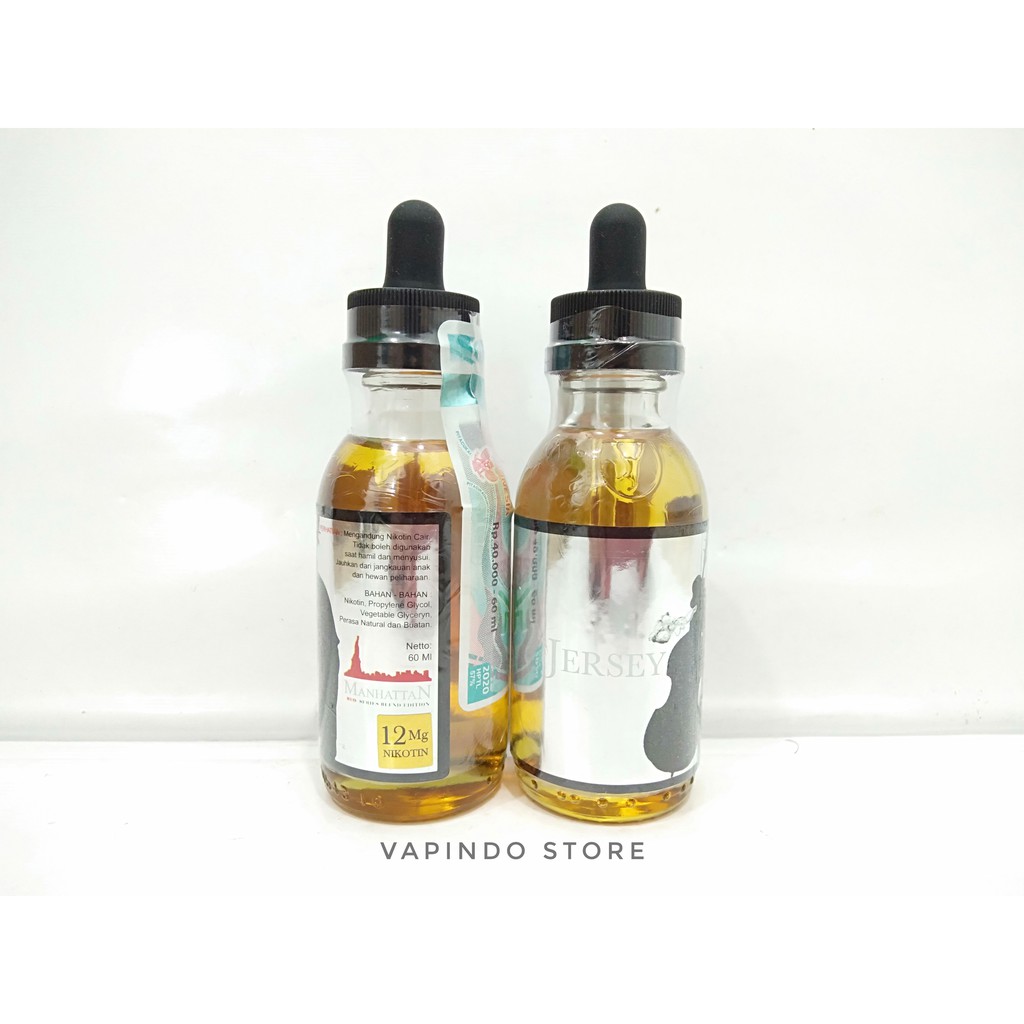 12MG MANHATTAN JERSEY 60ML TOBACCO CAPPUCINO PREMIUM E LIQUID VAPE