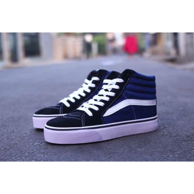 Sepatu vans sk8 tinggi untuk pria keren
