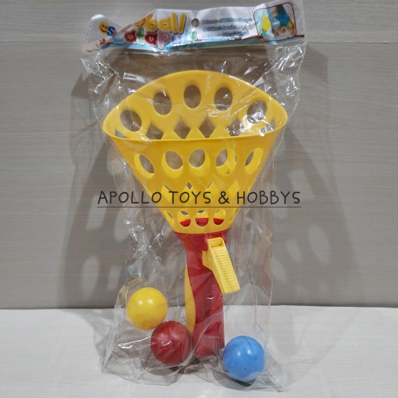 MAINAN ANAK BALL CATAPULT / PERMAINAN TANGKAP BOLA