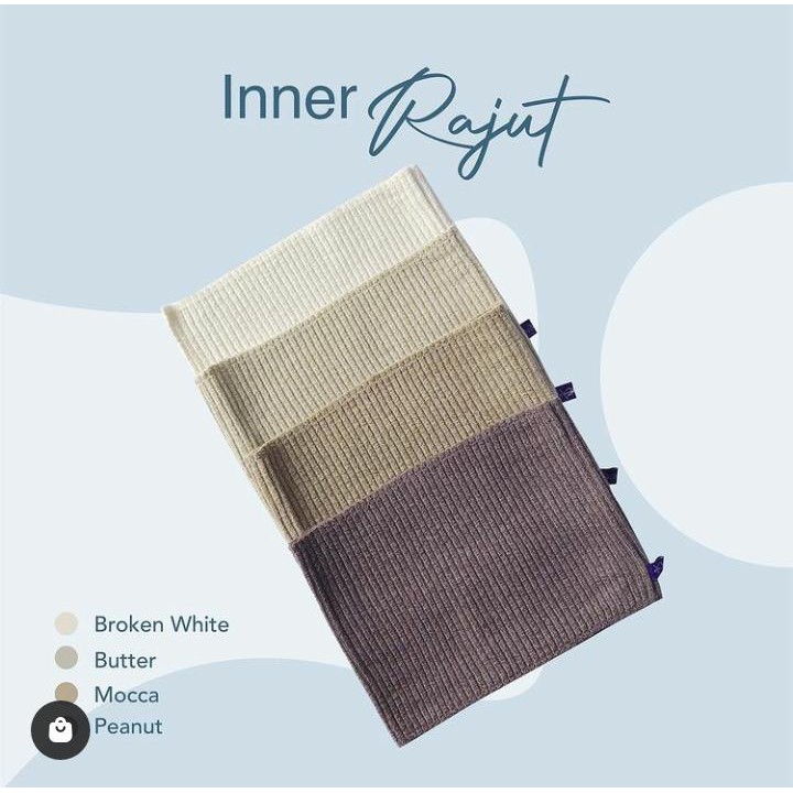 Ciput Rajut Premium Inner Bandana Knit Polos Warna I Daleman Jilbab Rajut Premium