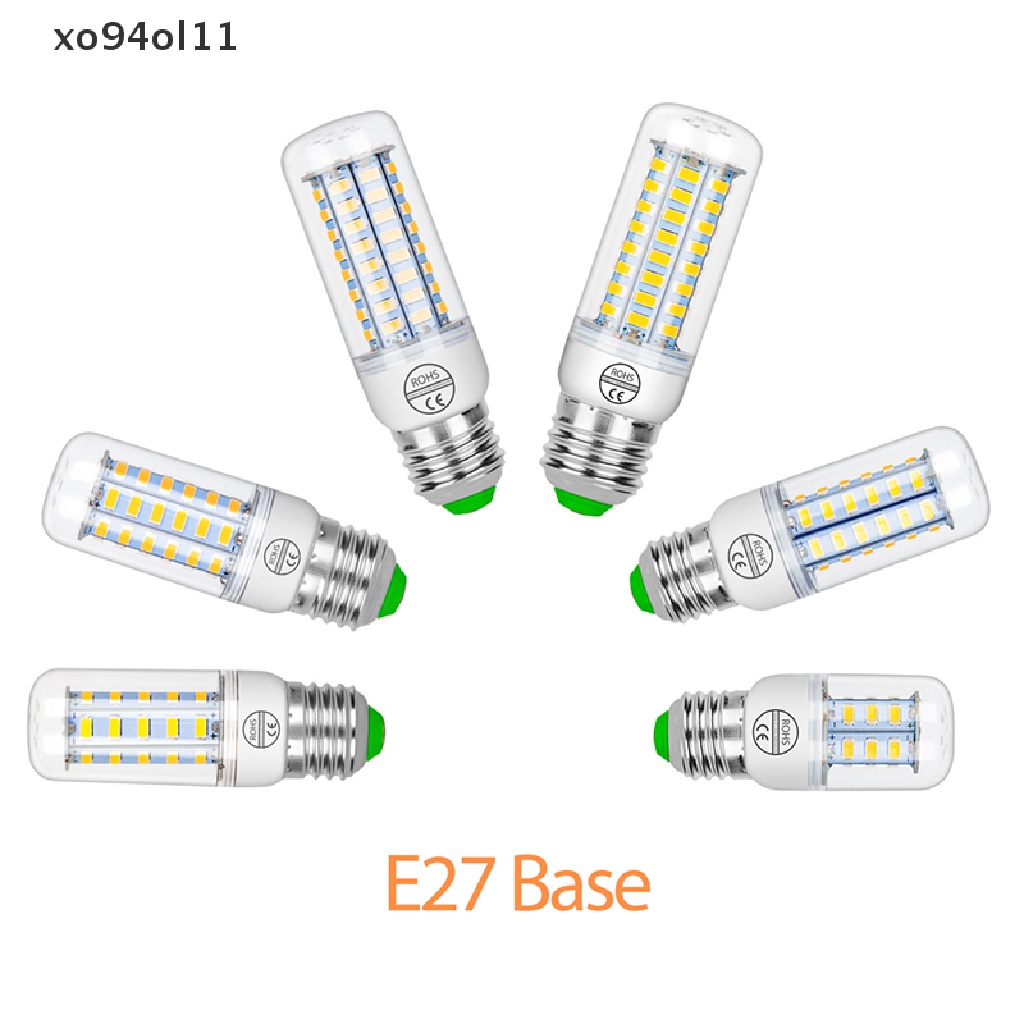 (Hot Sale) Lampu Bohlam Jagung LED E27 E14 7W 9W 12W 15W 20W 25W 5730 SMD Warna Putih Hangat