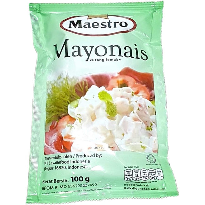 

Maestro Mayonais 100gr Original *Kurang Lemak