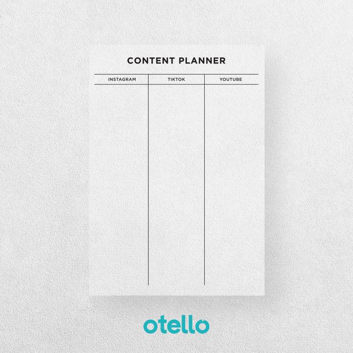 

Content Planner Jadwal Konten Akrilik Schedule Acrylic Kantor Kerja