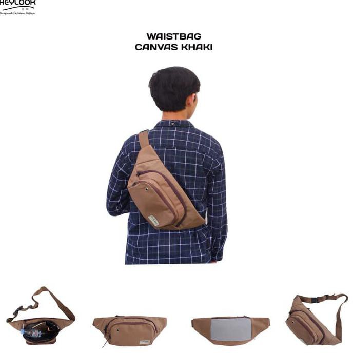 TAS WAISTBAG PRIA TAS SELEMPANG COWOK KEREN SLINGBAG GADGET SPORT OLAHRAGA