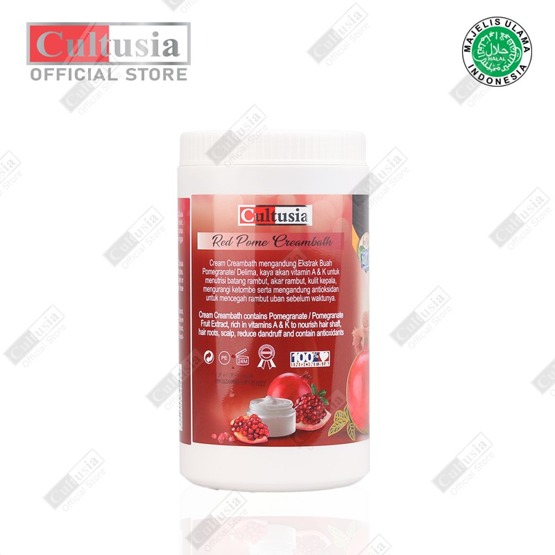 Cultusia Creambath Red Pomegranate 1000 Ml Shopee Indonesia