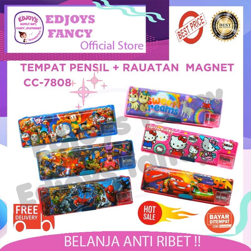 

Tempat pensil karakter disney pencil case kotak pensil potlot kostak magnet b2121 / 7808